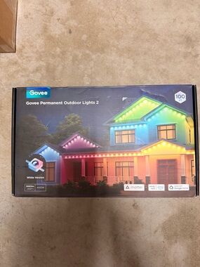Govee Permanent Outdoor Lights 2  100ft White
